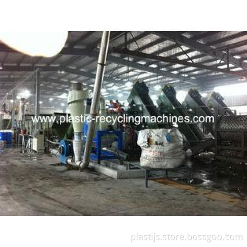 PET bottle baler breaker, label remover, dryer Line Waste P